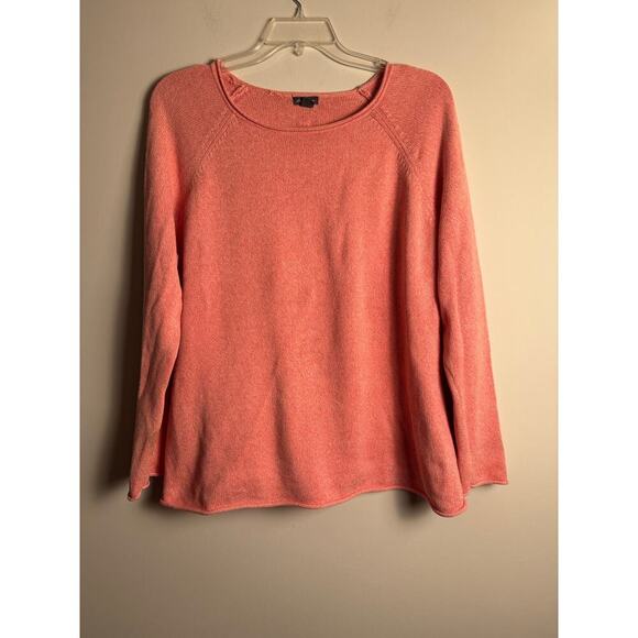 Eddie Bauer Women’s Pullover size 2XL in salmon color - Picture 2 of 6